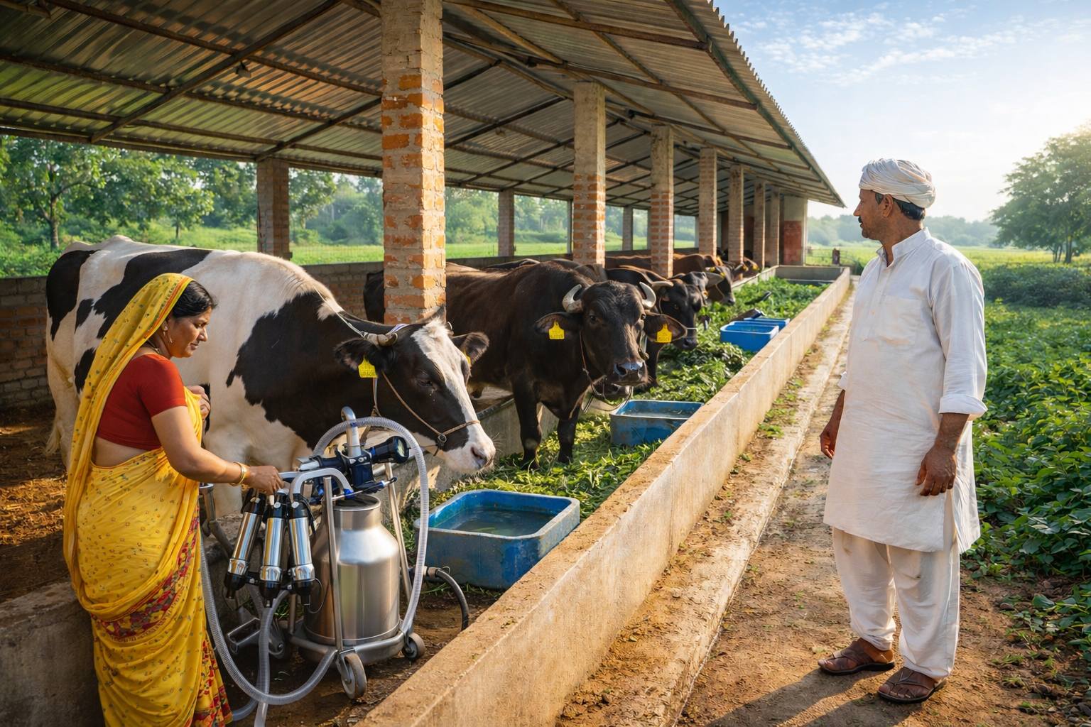 दुग्ध व्यवसाय विकास योजना: अर्ज प्रक्रिया, लाभ, पात्रता व संपूर्ण माहिती